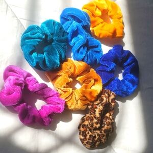 Velvet scrunchie bundle